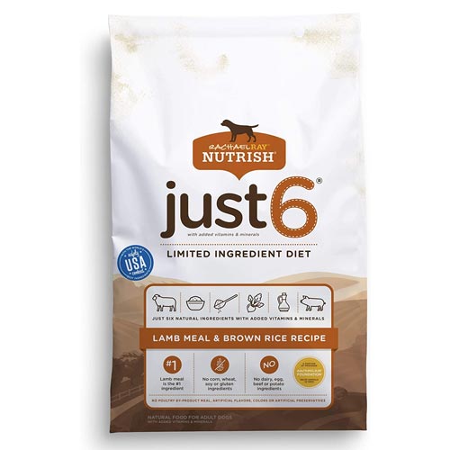 hypoallergenic-dog-food-brands-Rachael-Ray-Nutrish-Just-6-Limited